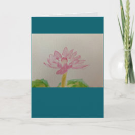 Lotus! Waterverf/kaart Kaart