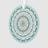 Lotus Weave Acryl Ornament (voorkant)