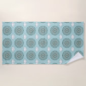 Lotus Weave Beach Towel Strandlaken (Voorkant)