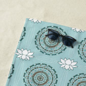 Lotus Weave Beach Towel Strandlaken (In situ)