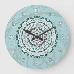 Lotus Weave Clock Grote Klok