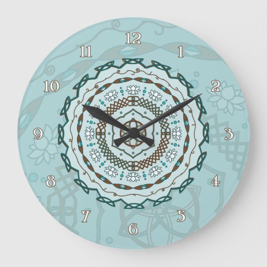 Lotus Weave Clock Grote Klok (Voorkant)