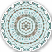 Lotus Weave Contour Sticker (Voorkant)