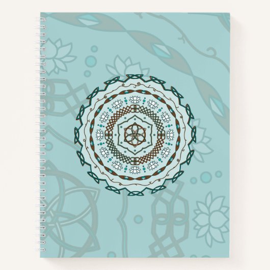 Lotus Weave Spiraal Notebook Notitieboek (Voorkant)