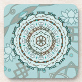 Lotus Weave Square Onderzetter (Voorkant)