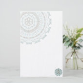 Lotus Weave Stationery Briefpapier (Staand voorkant)