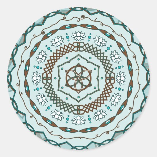 Lotus Weave Sticker (Voorkant)