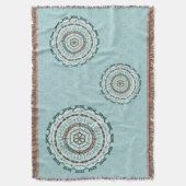 Lotus Weave Throw Blanket Deken (Voorkant Verticaal)