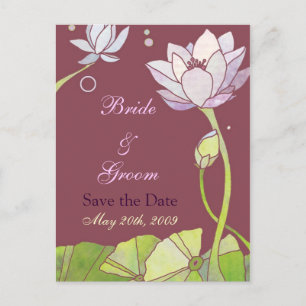 Lotus Wedding Save the Date Briefkaarten