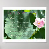 "Lotus Wisdom" Poster, 10 x 8" Poster (Voorkant)