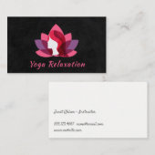 Lotus Woman Head Logo Visitekaartje (Voorkant / Achterkant)