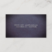 Lotus Woman | Leder Visitekaartje (Achterkant)