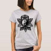 Lotus Yin Yang T-shirt (Voorkant)
