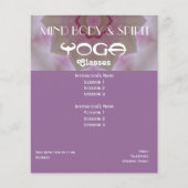 Lotus Yoga A5 flyer (Voorkant)