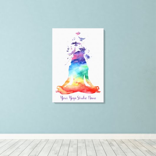 LOTUS YOGA CANVAS (Insitu (Houten vloer))