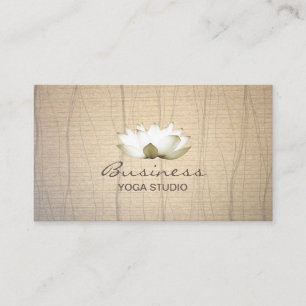  Lotus Yoga-leraar Visitekaartje