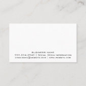 Lotus Yoga Logo | Stenen in Vijver Visitekaartje (Achterkant)