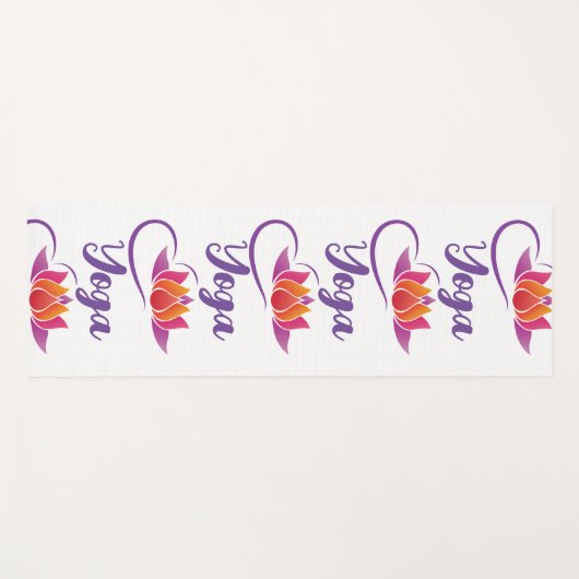Lotus Yoga Mat (Voorkant (horizontaal))