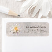 Lotus Yoga Meditation Floral Return Labels (Insitu)