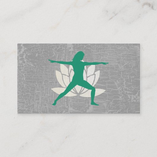 Lotus | Yoga Pose Visitekaartje (Voorkant)