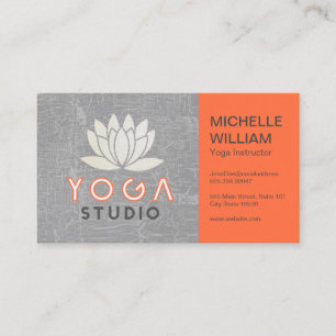 Lotus   Yoga Studio   Leskaart instructeur Visitekaartje