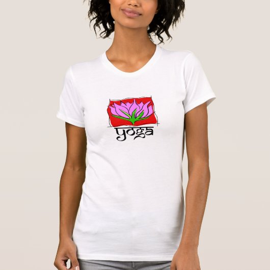 Lotus Yoga T-Shirt (Voorkant)