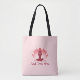 Lotus & Yoga Tote Bag
