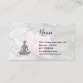 Lotus Yoga Visitekaartje (Voorkant)