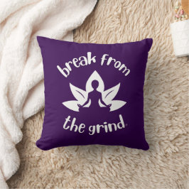 Lotus Yoga (Wit) Kussen