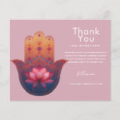 Lotus Zegen | Hamsa Hand Flyer (Voorkant)