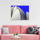 lotus zeilen canvas afdruk (Insitu (Woonkamer))