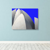 lotus zeilen canvas afdruk (Insitu (Houten vloer))