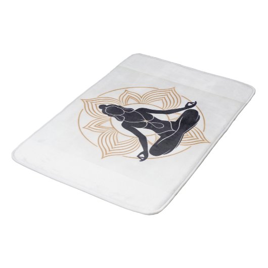 Lotus Zen Bath Mat (Gekanteld)