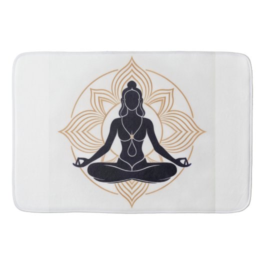Lotus Zen Bath Mat (Voorkant)