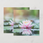 LOTUS - ZEN BUDDHISM - Greeting cards (Voorkant / Achterkant)