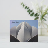 lotusbladen briefkaart (Staand voorkant)