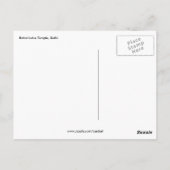 lotusblauw briefkaart (Achterkant)