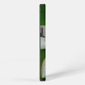 Lotusbloem Aangepaste Naam iPhone Hoesje (Rechterkant)