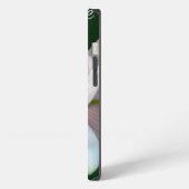 Lotusbloem Aangepaste Naam iPhone Hoesje (Linkerkant)