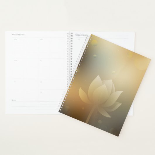 Lotusbloem Agenda Hardcover Dagplanner (Display)