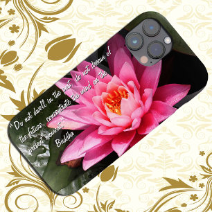 Lotusbloem & Boeddha citaten / Boeddhisme iPhone 15 Case