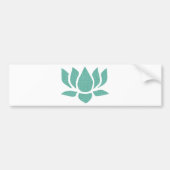 lotusbloem bumpersticker (Voorkant)