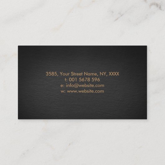 Lotusbloem en maanfasen visitekaartje (Achterkant)