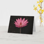 lotusbloem kaart (Gele Bloem)