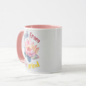 Lotusbloem Koffiemok Mok (Voorkant links)