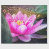 Lotusbloem. Landschap, Zen Cadeaupapier (Vlak)