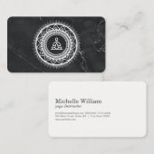 lotusbloem | Meditatie | Yoga Docent Visitekaartje (Voorkant / Achterkant)