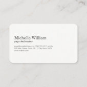 lotusbloem | Meditatie | Yoga Docent Visitekaartje (Achterkant)