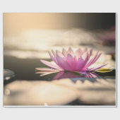 Lotusbloem, Meer, Zen Cadeaupapier (Vlak)