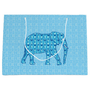 Lotusbloem olifant - turquoise groot cadeauzakje